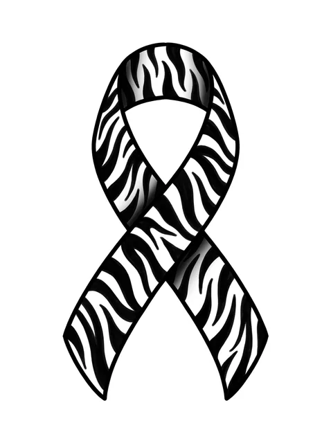 Black and white blackwork ribbon tattoo design (2 of 2)
