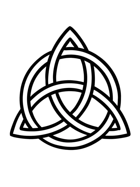celtic Abstract tattoo design, black and grey