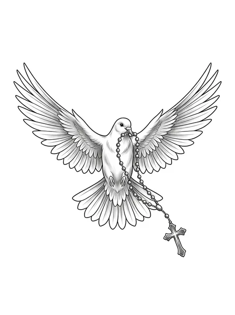 Black and grey chicano bird tattoo design