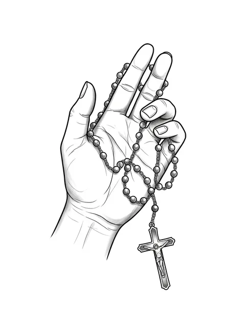 Black and grey chicano hand tattoo design