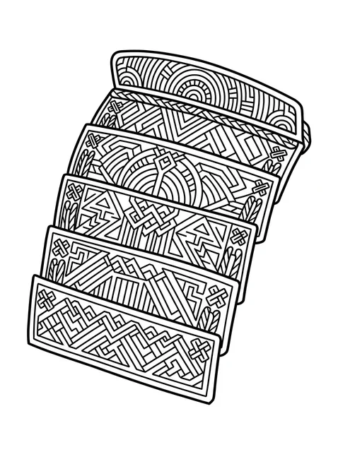 geometric abstract tattoo design