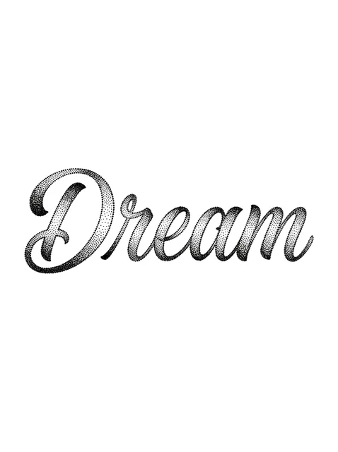 Black and grey lettering lettering tattoo design