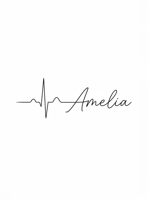 Black and grey lettering name tattoo design