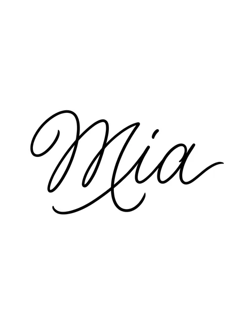 Black and grey lettering name tattoo design