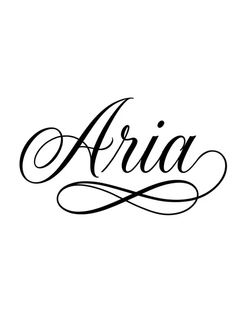 Black and grey lettering name tattoo design