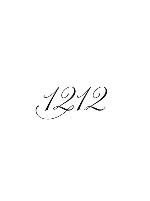 Black and grey lettering number tattoo design