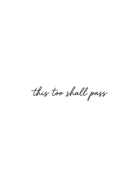 Black and grey lettering quote tattoo design