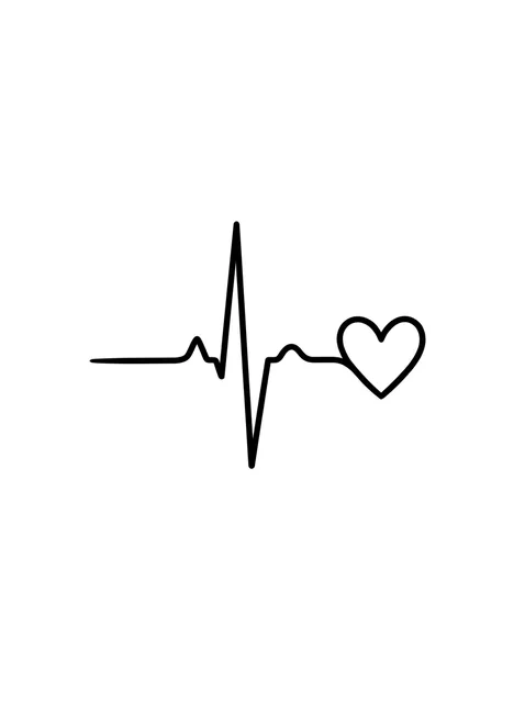 Black and grey lettering rip and heart tattoo design
