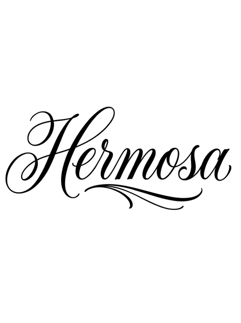 Black and grey lettering script tattoo design