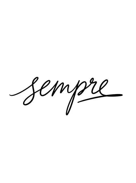 Black and grey lettering script tattoo design