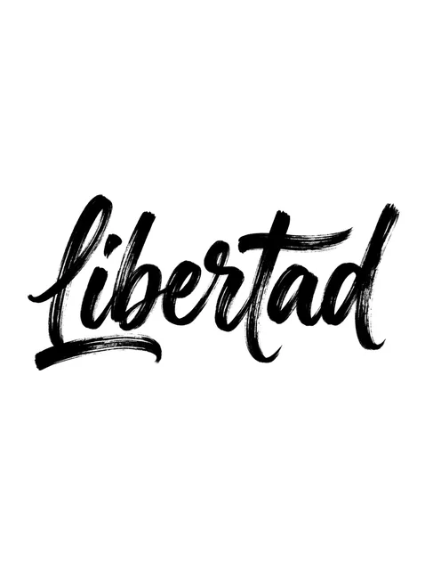 Black and grey lettering script tattoo design