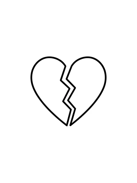 minimalist heart tattoo design