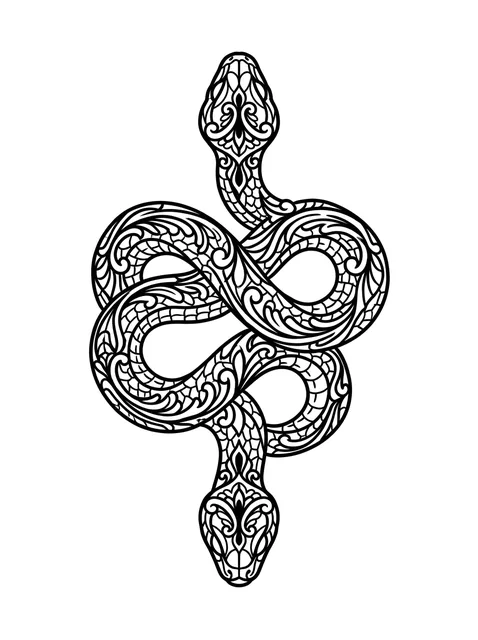 ornamental aztec tattoo design