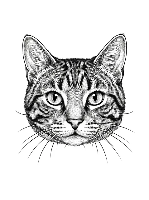 Black and grey realism pet portrait and cat tattoo design