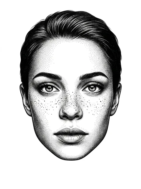 Black and grey realism woman portrait tattoo design