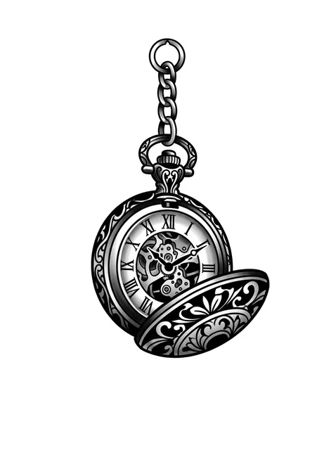 Clock tattoo designs