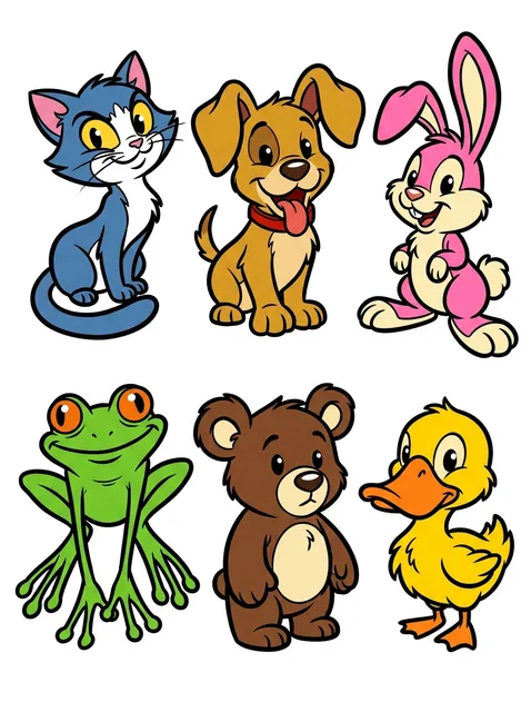 Color flash cat and dog tattoo design