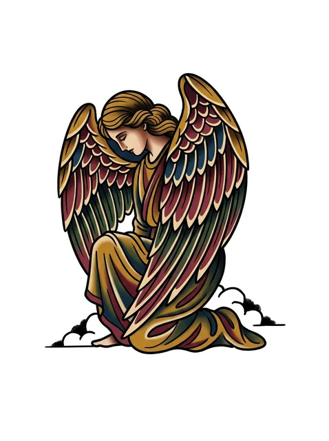 Angel tattoo designs