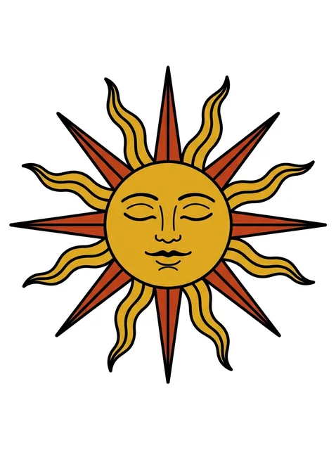 Sun tattoo designs