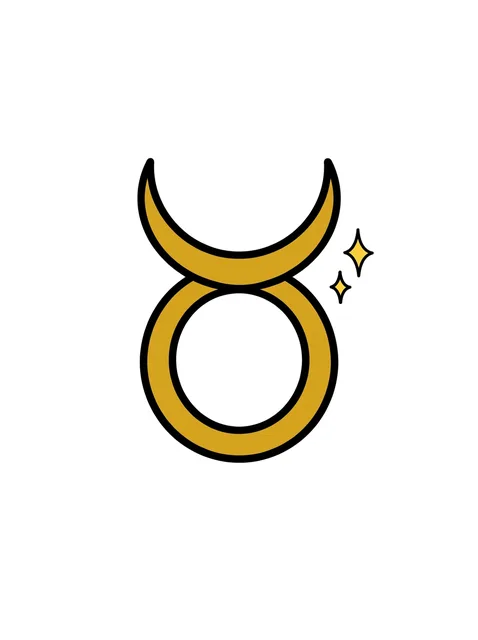 Color traditional taurus tattoo design