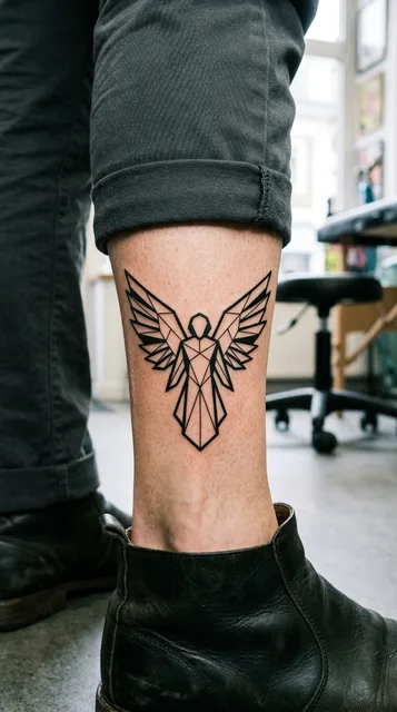 Tattoo on the ankle