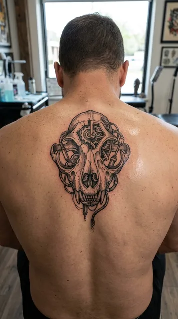 Tattoo on the back