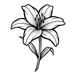 Black and white blackwork tattoo design, drawn flat for a back tattoo