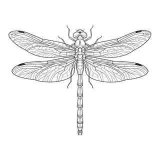 Black and white linework tattoo design, outline stencil for a back tattoo