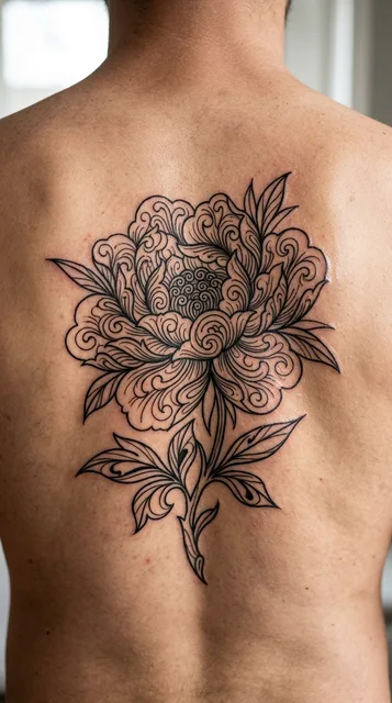 Tattoo on the back