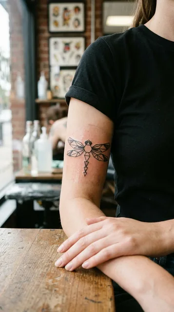 Tattoo on the bicep