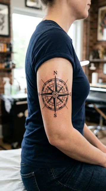 Tattoo on the bicep