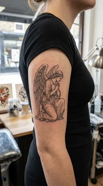 Tattoo on the bicep
