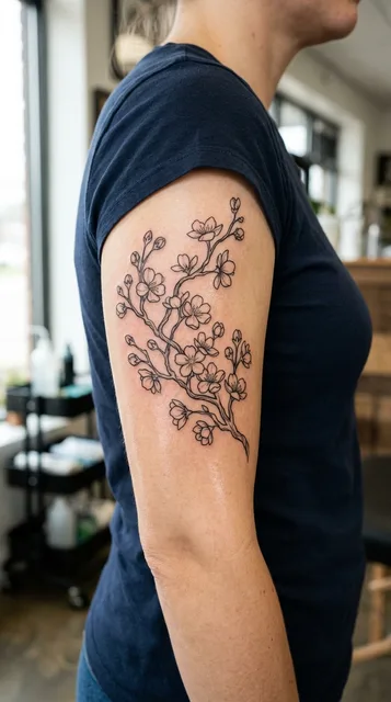 Tattoo on the bicep