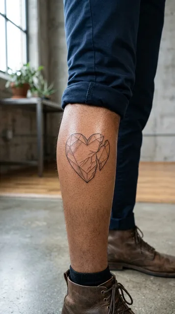 Tattoo on the calf