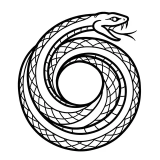 Black and grey ornamental tattoo design, drawn flat for a calf tattoo