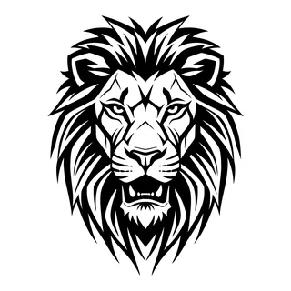 Black and white tribal tattoo design, drawn flat for a calf tattoo