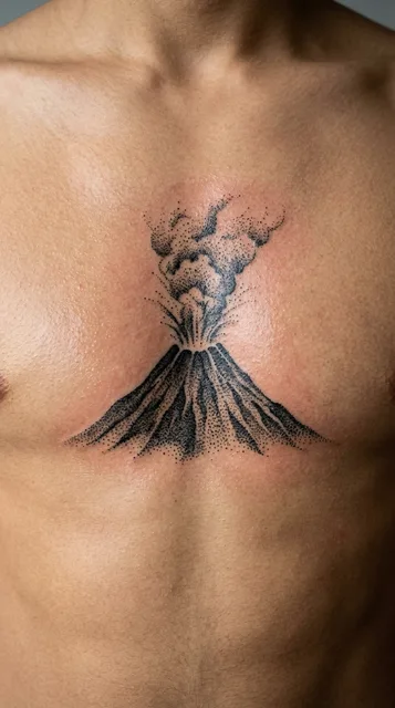Tattoo on the chest