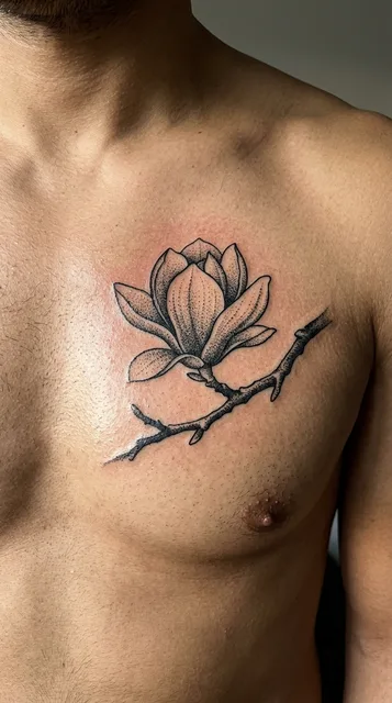 Tattoo on the chest