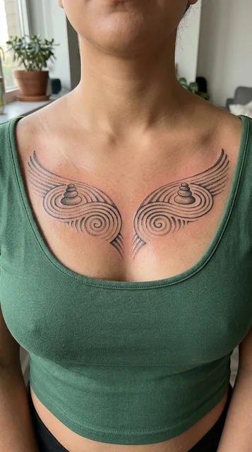 Tattoo on the chest