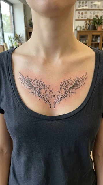 Tattoo on the chest