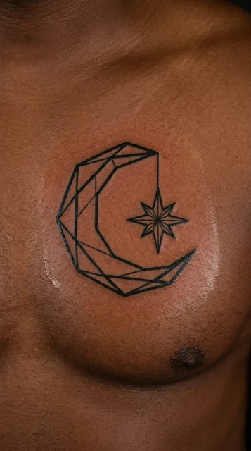 Tattoo on the chest