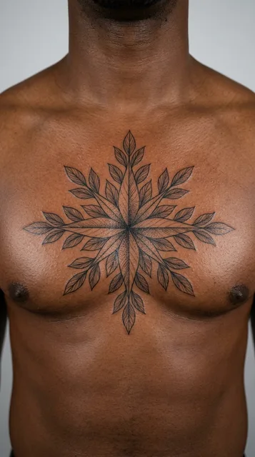 Tattoo on the chest
