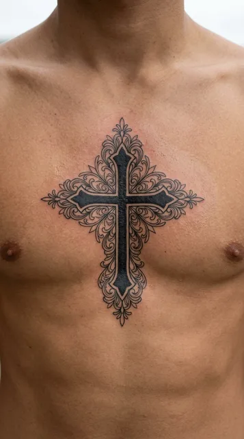 Tattoo on the chest