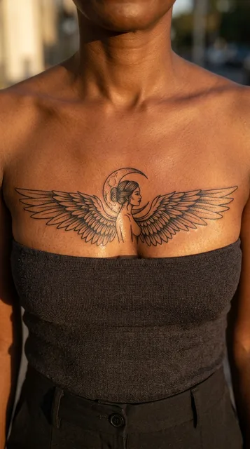 Tattoo on the chest