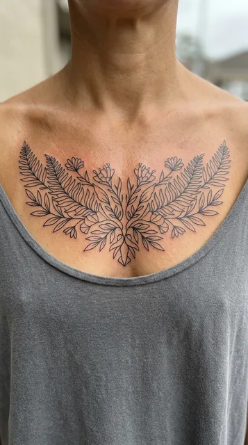 Tattoo on the chest