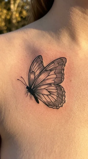 Tattoo on the chest