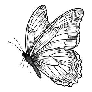 Black and white linework tattoo design, outline stencil for a chest tattoo