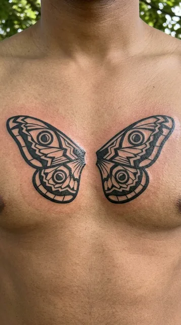 Tattoo on the chest