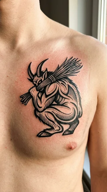 Tattoo on the chest
