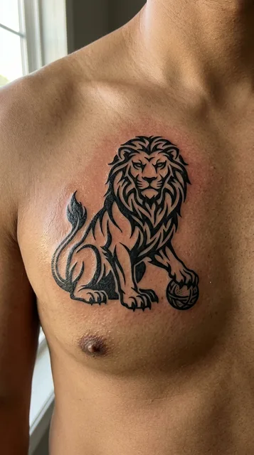 Tattoo on the chest
